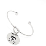 Faith Jewelry, Wake Pray Slay Charm Bracelet, Faith Motivation, Motivating Gift, Encouraging Gift, Gift For Her, Daughter Gift, Wife Gift