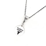 Medical Notice Necklace, Codeine Allergy Necklace, Codeine Allergy, Medicine Allergy Jewelry, Medical Awareness Necklace, Gift For Her