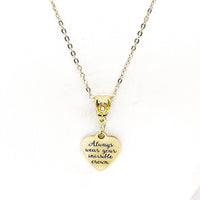 Motivating Her, Always Wear Your Invisible Crown Necklace, Daughter Gift, Wife Gift, Jewelry Gift For Her, Princess Gift, Queen Gift