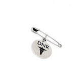 DNR Pin, Medical Decision Pin, DNR Notice, Medical Awareness Pin, Do Not Resuscitate Pin, My Medical Choices Notice, DNR Charm