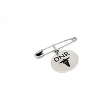 DNR Pin, Medical Decision Pin, DNR Notice, Medical Awareness Pin, Do Not Resuscitate Pin, My Medical Choices Notice, DNR Charm