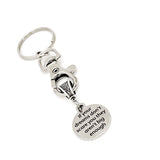 Motivating Gift, If Your Dreams Don’t Scare You They Aren’t Big Enough Charm Keychain, Encouragement Gift, Daughter Gift, Wife Gift