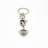 Family Gift, Family A Little Bit Of Crazy A Little Bit Of Loud A Whole Lot Of Love Charm Keychain, Family Reunion Gifts, Brother And Sister