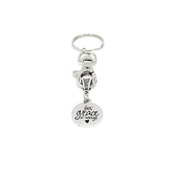 Christian Gift, His Grace Is Enough Keychain, Christian Grace Gift, Christian Keychain, Charm Keychain,  Faith Keychain, God’s Grace