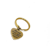 Motivating Her, Always Wear Your Invisible Crown Charm Keychain, Encouraging Her, Daughter Gift, Wife Gift, Princess Gift, Queen Gift