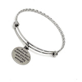 If Your Dreams Don’t Scare You They Aren’t Big Enough Charm Bracelet, Stacking Bangle, Charm Bangle, Gift For Her, Daughter Gift, Dream Big