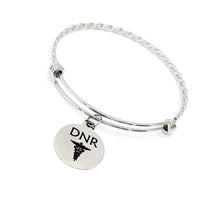 DNR Bracelet, Do Not Resuscitate Bracelet, Charm Bracelet, Medical Choice Notice, Medical Decision Notice, DNR Charm, DNR Jewelry