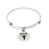 DNR Bracelet, Do Not Resuscitate Bracelet, Charm Bracelet, Medical Choice Notice, Medical Decision Notice, DNR Charm, DNR Jewelry