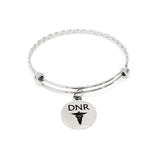 DNR Bracelet, Do Not Resuscitate Bracelet, Charm Bracelet, Medical Choice Notice, Medical Decision Notice, DNR Charm, DNR Jewelry