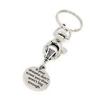 Motivating Gift, If Your Dreams Don’t Scare You They Aren’t Big Enough Charm Keychain, Encouragement Gift, Daughter Gift, Wife Gift