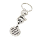 Motivating Gift, If Your Dreams Don’t Scare You They Aren’t Big Enough Charm Keychain, Encouragement Gift, Daughter Gift, Wife Gift