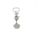 Motivating Gift, If Your Dreams Don’t Scare You They Aren’t Big Enough Charm Keychain, Encouragement Gift, Daughter Gift, Wife Gift