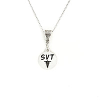 Medical Awareness Gift, SVT Necklace, Supraventricular Tachycardia, Medical Condition Jewelry, Medical Awareness Jewelry Gift For Her
