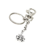 Christmas Tree Charm Keychain, Clip On Keychains, Christmas Gifts, Teacher Gift, Christmas Charm Keychain, Christmas Keychain Gift