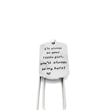 Dad Bookmark, I’ll Always Be Your Little Girl, You’ll Always Be My Hero Charm Bookmark, Fathers Day Gift, Dad Birthday Gift, Gift For Him