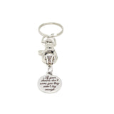 Motivating Gift, If Your Dreams Don’t Scare You They Aren’t Big Enough Charm Keychain, Graduation Gift, Daughter Gift, New Business Owner