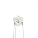 Affirmation Gifts, Love Who You Are Charm Bookmark, Daughter Gift, Son Gift, Wife Gift, Planner Bookmark, Reader Gift For Her, Encouraging