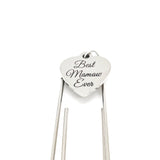 Mamaw Gift, Best Mamaw Ever Charm Bookmark, Reader Gift, Bible Bookmark, Planner Bookmark, Gift For Grandmother, Pregnancy Announce