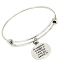 Positivity Gift, A Negative Thought Is Harmless Until You Believe It Charm Bracelet, Gift For Her, Daughter Gift, Wife Gift, Stacking Bangle