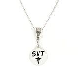 Medical Awareness Gift, SVT Necklace, Supraventricular Tachycardia, Medical Condition Jewelry, Medical Awareness Jewelry Gift For Her