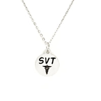 SVT Medical Awareness Gift, SVT Necklace, Supraventricular Tachycardia, Medical Condition Jewelry, Medical Awareness Jewelry Gift For Her