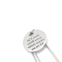 Christian Gift, Act Justly, Love Mercy, Walk Humbly Bookmark, Micah 6 8 Bookmark, Scripture Gift, Bible Bookmark, Planner Bookmark