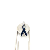 Black Awareness Ribbon Bookmark, Awareness Gifts, Melanoma, Sleep Disorders Awareness Charm, Gift For Her, Wife Gift, Awareness Bookmark