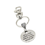 Scripture Gifts, Act Justly, Love Mercy, Walk Humbly Clip On Charm Keychain, Micah 6 8 Charm, Bible Verse Gifts, Christian Gift, Baptism