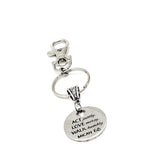 Scripture Gifts, Act Justly, Love Mercy, Walk Humbly Clip On Charm Keychain, Micah 6 8 Charm, Bible Verse Gifts, Christian Gift, Baptism