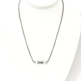Medical Notice Necklace, DNR Necklace, Medical Decisions Alert, Medical Condition Jewelry, Do Not Resuscitate Necklace, Medical Choices