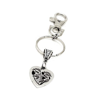 Baker Gift, Love To Bake Clip On Charm Keychain, Wife Gift, Daughter Gift, Cook Gift, Mom Gift, Vanilla, Butter, Milk, Sugar, Eggs