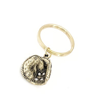 Softball Catcher Mitt Keychain, Catcher Gift, Baseball Catcher, Catcher Mom Gift, Catcher Mitt Charm, Student Athlete Gift, Signing Day Gift