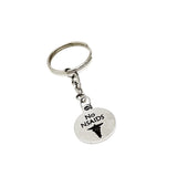 Medical Awareness Charm Keychain, No NSAIDS Keychain, Medical Condition Keychain, Medicine Allergy, Medical Caduceus Image, No NSAIDS Charm