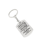 Serenity Prayer Keychain, Christian Keychain, God Grant Me, Serenity Prayer Gift, Serenity Prayer Charm, Recovery Gift, Recovery Keychain