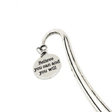 Motivation Gift, Believe You Can And You Will Charm Bookmark, Encouragement Gifts, Encouraging, Keep Working Gifts, Son Gift, Daughter Gift