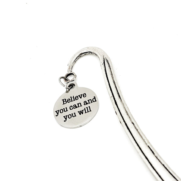 Motivation Gift, Believe You Can And You Will Charm Bookmark, Encouragement Gifts, Encouraging, Keep Working Gifts, Son Gift, Daughter Gift