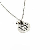 I Have A Mustard Seed And I’m Not Afraid To Use It Necklace, Mustard Seed Faith Quote, Baptism Gift, Daughter Gift