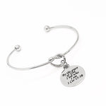 Scripture Gift, By The Grace Of God I Am Who I Am Charm Bracelet, 1 Corinthians 15 10, Bulk Wholesale, Scripture Jewelry, Faith Jewelry Gift