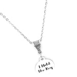Affirmation Jewelry, I Hold The Key Necklace, Self Encouragement, Motivating Gift, Affirmation Quotes, Gift For Her, Daughter Gift For Her