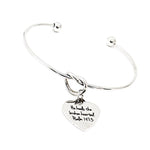 Faith Gift, He Heals The Broken-hearted Charm Bracelet, Psalm 147 3, Sympathy Gift, Loss Gift, Bible Verse Gifts, Scripture, Death Of Spouse