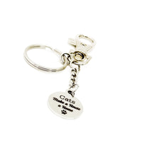 Cats Make A House A Home Charm Keychain, Gift For Cat Owner, New Cat Owner, Cat Adoption Gift, Cat Gift Box, Cat Lover, Kitten Owner Gift