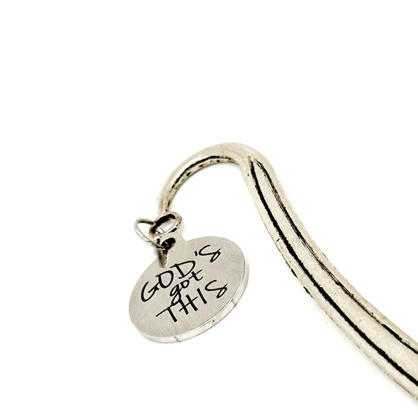 God’s Got This Charm Bookmark, Bible Bookmark, Faith Bookmark, Difficult Times Gift, Christian Gift, Reader Gift, Sunday School Gift