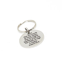 The Lord On High Is Mighty Charm Keychain, Psalm 93 4, Scripture Quote, Faith Gift, Bible Verse Gifts, More Than The Sounds Of Many Waters
