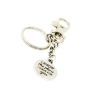 I Know The Plans I Have For You Charm Keychain, Jeremiah 29 11, Faith Gift, Graduation Gift, Daughter Gift, Son Gift, God Has A Plan For You
