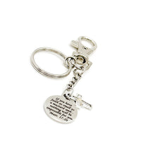 Mustard Seed Cross Charm Keychain, Mustard Seed Faith Gifts, Christian Gift, Matthew 17 20, Encouraging Gift, Graduation Gift, Sunday School