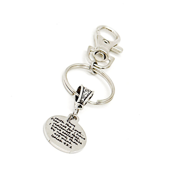 God Has Redeemed You Charm Keychain, Recovery Gifts, Isaiah 43 1, Scripture Gift, Baptism Gift, Salvation Gift, Faith Gift, Bible Verse Gift