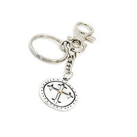 Faith Gift, Mustard Seed Cross Keychain, Matthew 17 20 Gift, Christian Gift, Scripture Gift, Baptism Gift, Mustard Seed Faith, Sharing Faith