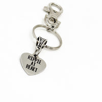 Hippie At Heart Keychain, Fun Gift, Friend Gift, Wife Gift, Husband Gift, Daughter Gift, Love Gift, Hippie Gift