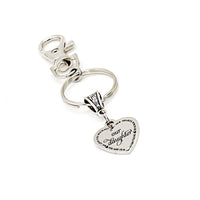 Our Daughter Charm Keychain From Mom And Dad, We Love You, You Are Our Everything, Birthday Gift, Graduation Gift, Gift For Her