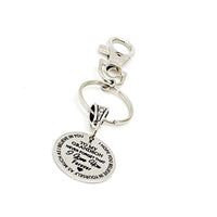 Grandson Keychain, To My Grandson, Grandson I Love You, Believe In Yourself, I Believe In You, Graduation Gift, Birthday Gift, College Gift